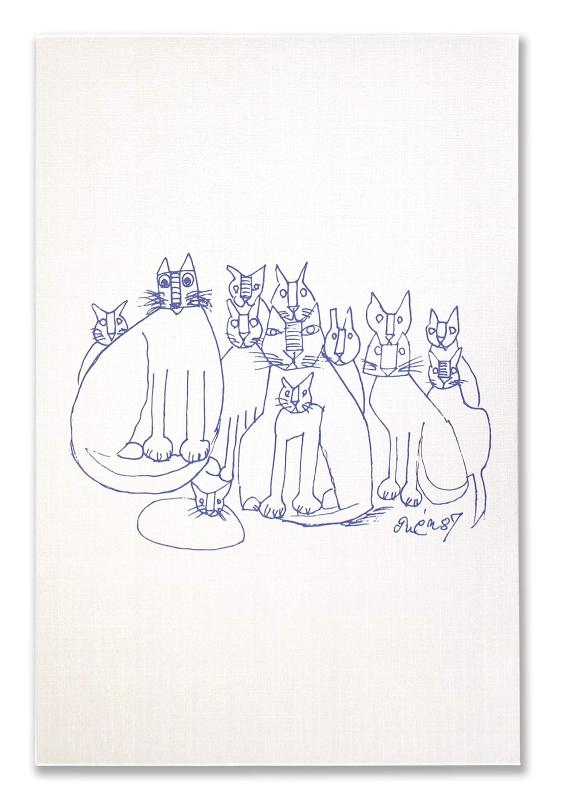 楽天SEIYUショップ猪熊弦一郎 御朱印帳 猫 ST-TI0001