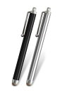 wumio タッチペン 2色セット 導電繊維 スタイラスペン 軽量 液晶 タブレット iphone ipad スマホ 先端 金属繊維 軽い シンプル タッチパネル 小学校 ゲーム 子供(2)