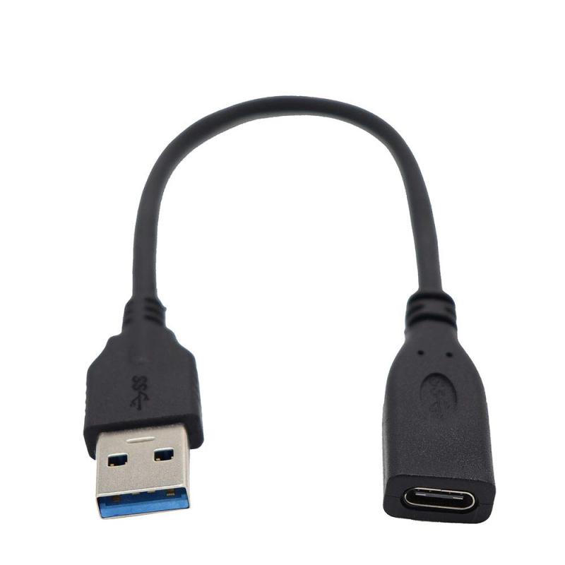 ViViSun USB Type C ケーブル USB3.0 Type-C変換ケーブル 90度 L型 USB-Aオス to USB-Cメス 高耐久 急速充電 高速データ転送