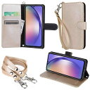 wisers Galaxy A54 5G SC-53D SCG21 対応 手帳型 スマホケース 牛革PUレザー (カードホルダー/スタンド機能付) ストラップ 2種付き (ハンドストラップ/ネックストラップ)(3)