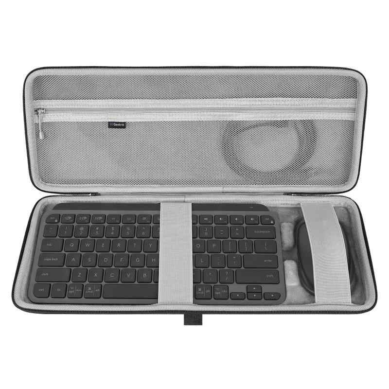 Geekria 収納ケース 互換品 ロジクール Logicool MX KEYS mini KX700 + MX ANYWHERE 3ワイヤレスポータブル キーボード ケース ワイヤレスマウス MX1700 バッグ