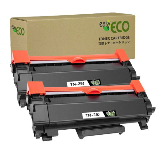 EasyECO ブラザー用 トナーカートリッジ TN-29J BK ブラック 汎用・互換 トナー 対応機種 MFC-L2750DW MFC-L2730DN DCP-L2550DW DCP-L2535D FAX-L2710DN HL-L2375DW HL- EasyECO ブラザー用 トナーカートリッジ TN-29J BK ブラック 汎用・互換 トナー 対応機種 MFC-L2750DW MFC-L2730DN DCP-L2550DW DCP-L2535D FAX-L2710DN HL-L2375DW HL-