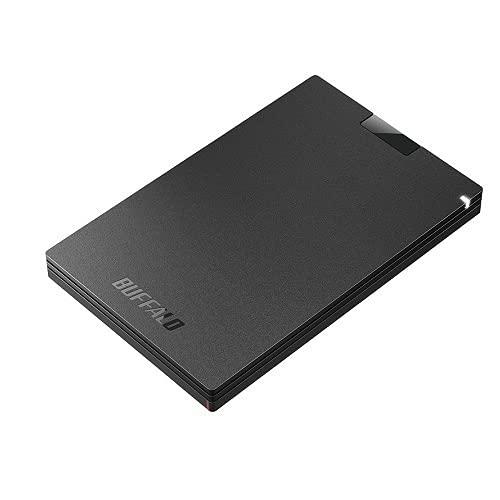 バッファロー SSD-PG500U3-BC [USB3.2 ポータブルSSD Type-A 500GB ブラック]