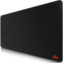 Rii マウスパッド 大型 900*400*3mm XXL 耐久性良い 防水 ゲーミング/オフィス/自宅/PCなどに最適 ブラック JP500(2)