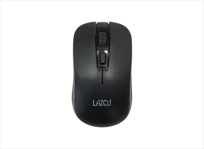 Ball Type Mouse - Lazos 光学式 ワイヤレスマウス L-YM-BK (ブラック)
