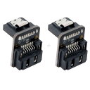chenyang 8.5 & 2.5インチ SATA 22ピン 7+15 オス - SATA 22P 7+15 オス延長コンバーター ストレートアダプター(2)