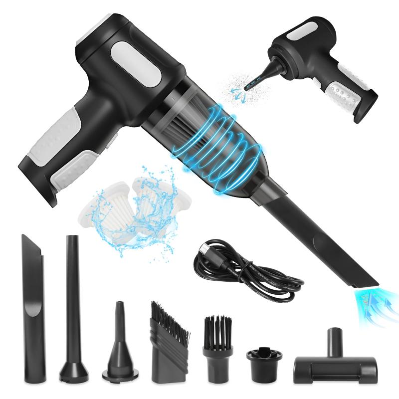 ハンディクリーナー ハンディ掃除機 一人暮らし エアダスター 車用 ハンド 掃除機 コードレス ミニ ...