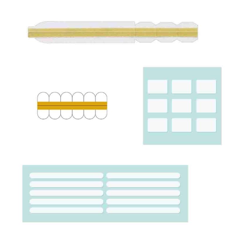 【粘着力強化版】YMYWorld パソコンフィルター用装着具 (タブ&固定用シール) プライバシーフィルター ツメ