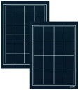 弘梅堂 書道下敷き 半紙 紺 両面罫線入り フェルト2mm 【名前欄なし】