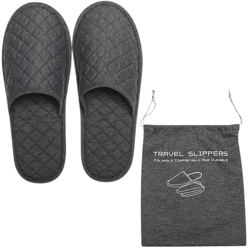 [Ailunate] 携帯スリッパ 折り畳み 袋付き 室内 コンパクト メンズ レディース 男性 女性 学校 旅行 持ち運び 収納ケース付き
