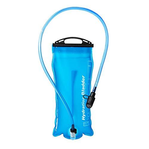 アウトドア 給水用パック ハイドレーション 2L 抗菌食品級TPU素材 BPAフリー 広口ビッグジップ ウォー..