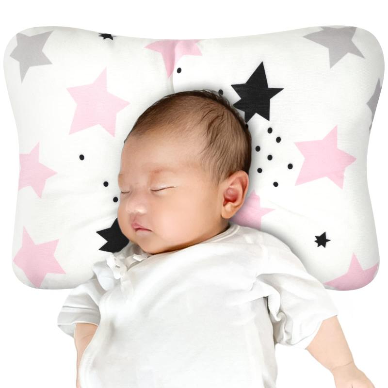 LINFY 【小児科医監修】ベビー枕 ベビーまくら 赤ちゃん枕 絶壁防止 向き癖 頭の形が良くなる 新生児 綿100％ 国内検査済 アウトレット品