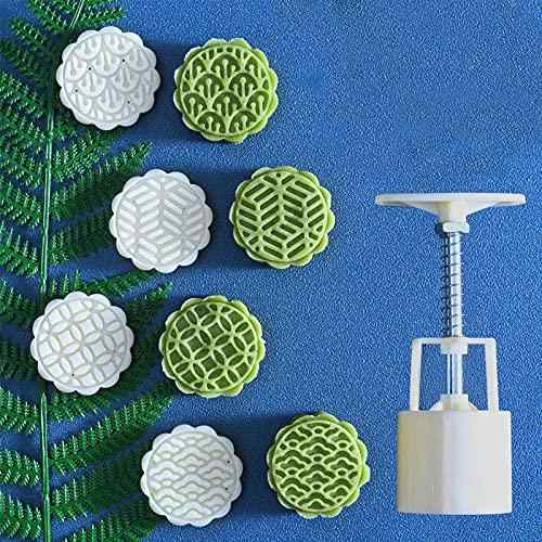 [BEAUTY PLAYER]月餅型 ムーンケーキ型 月餅モールド 月餅金型プレス 手動圧力月餅 クッキー型 ベーキ..