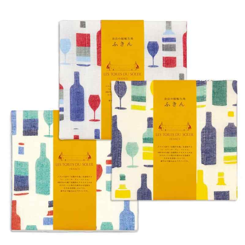 和布華 蚊帳生地 ふきん 3枚セット キッチン テーブル 食器 綿 30×40cm 日本製