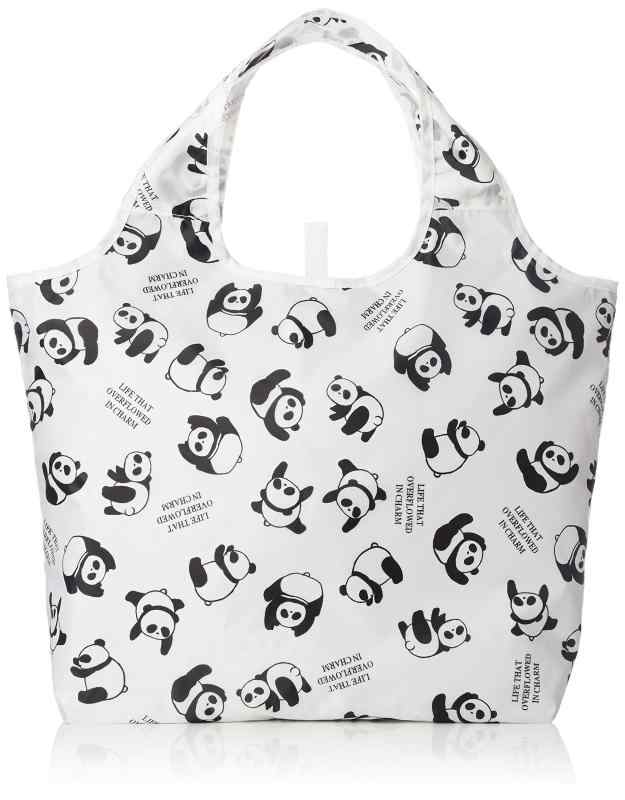 [EXAS] ショッピングバッグ ネコ柄 クルクルコンパクト保冷保温バッグ(3)