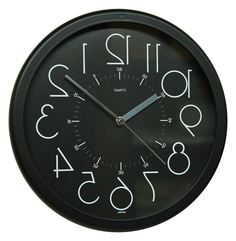 さんてる 日本製掛時計 逆転時計 脳トレ(3)