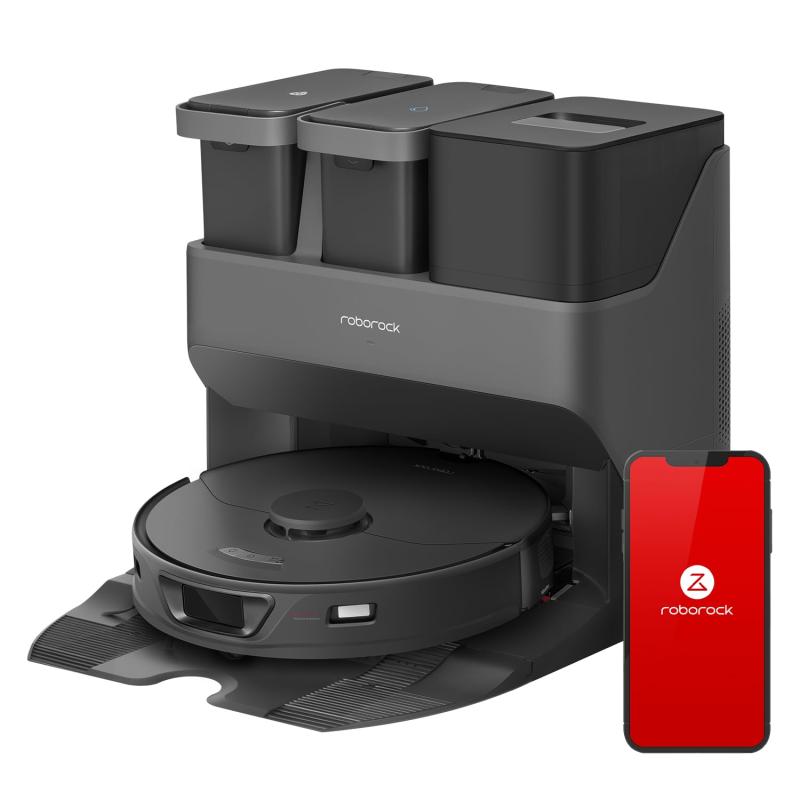 roborock(ロボロック) ロボット掃除機 S7 Max Ultra 水拭き 両用 【全自動掃除機】 お掃除ロボット 自動ゴミ収集 モップ自動洗浄 自動温風乾燥 自動給水 自動充電 落下防止 5500Pa強力吸引 ロボット