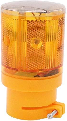 Aolyty LED 太陽光発電自動点滅灯 警告灯 ソーラータイプ 高輝度 省エネルギー ip45防水 工事 作業 高天井