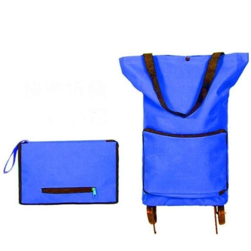 [SCGEHA] 折りたたみ キャリーカート エコバッグ ショッピングカート 買い物カート 二輪 収納ポーチ