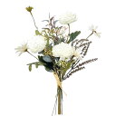 WillingYou オリジナル 造花 ミニブーケ はなたば フラワー 観葉植物 インテリアおしゃれ 飾り 誕生日 プレゼント ラナンキュラス きく かすみ草 ...