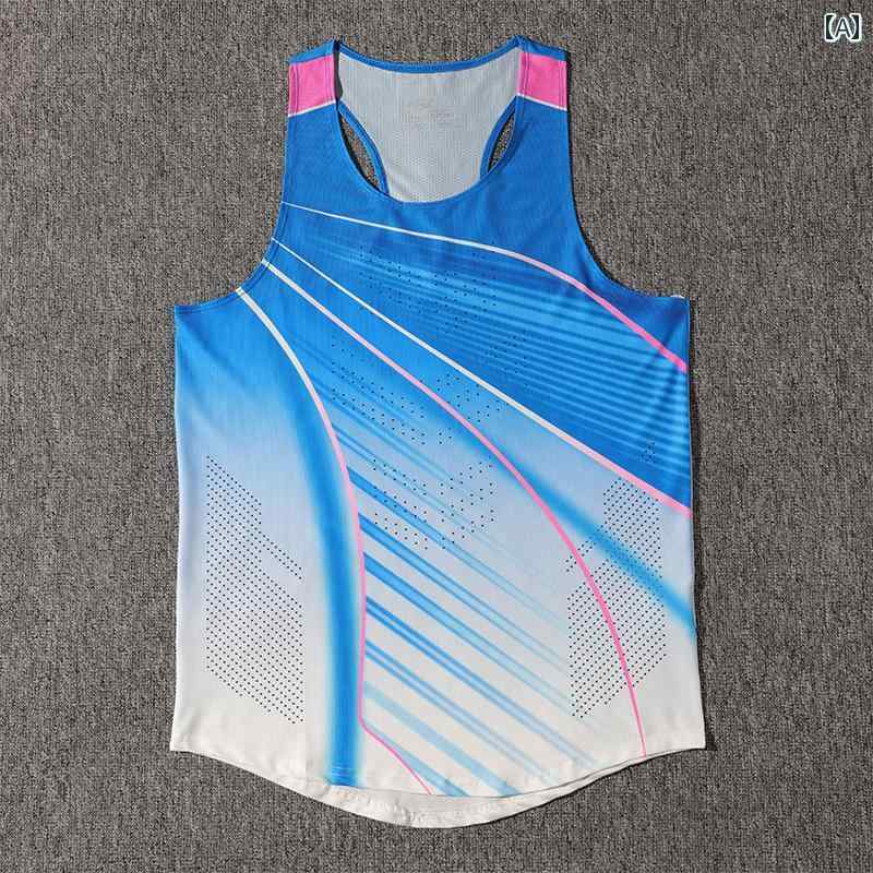 フィットネス スポーツ ショーツ 速 乾性 マラソン ランニング ベスト スーツ レーシングトラックと フィールド スーツ 男性と 女性の スポーツ 学生 トレーニング スーツ スプリント スポーツ チーム ユニフォーム