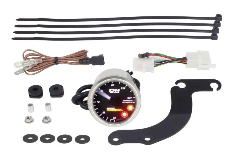 スペシャルパーツ武川 φ48スモールDNタコメーター 12500rpm レブインジケーター付 モンキー125(JB02) 0..