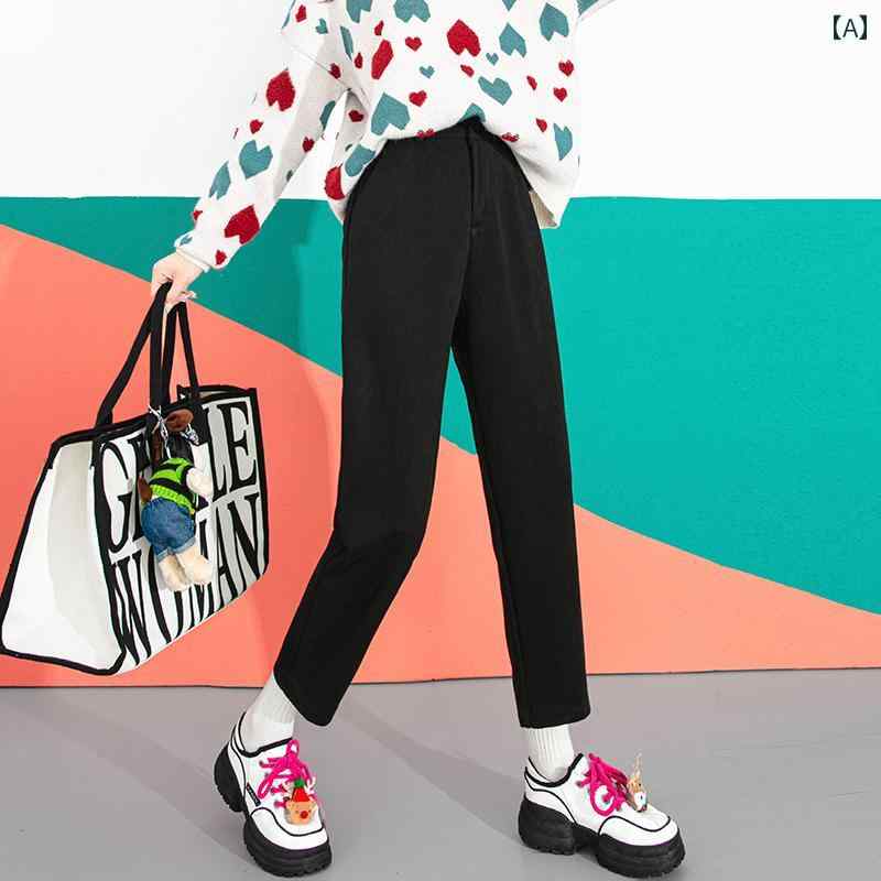 レディース ハーレムパンツ Merard Harlen 8 / 9 丈 ウール パンツ レディース 秋 冬 新作 厚手 細身 ..