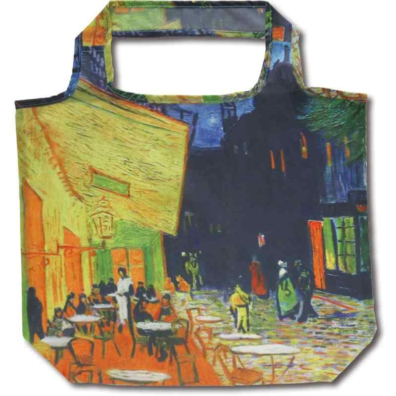 ユーパワー 名画エコバッグ ゴッホ「夜のカフェテラス」 AE-00826