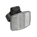 X AUTOHAUX 自転車リフレクター 2.13"x1.54" 自転車警告リフレクター 自転車アクセサリー プラスチック製 ホワイト(4)