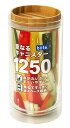ビッテ(biite)重なるキャニスター バンブー (1250ml, 円形) 調味 料 保存 容器 シリアル オートミール