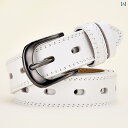 レディースベルト ハイ エンド 牛 革 ピン バックル 付き レディースレザー ベルト、 シンプルで 多 用途、 韓国 風、 細かい 装飾、 韓国 風、 カジュアル レザーベルト、 トレンディな ジーンズ ベルト