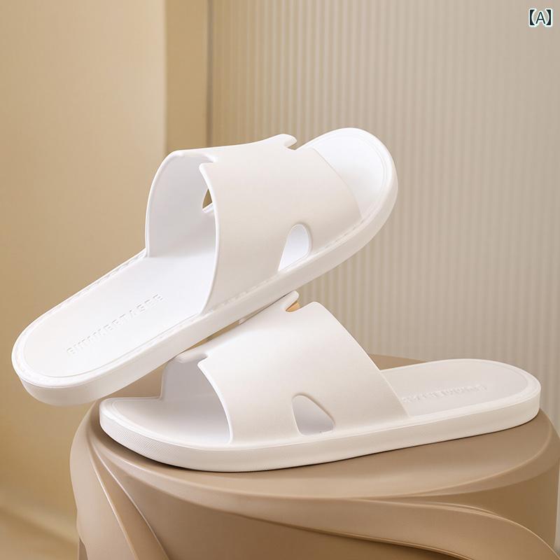 スリッパ スタイル カップル スリッパ 夏 屋内 家庭用 滑り止め バス バス ルーム ホテル 滑り止め 滑..