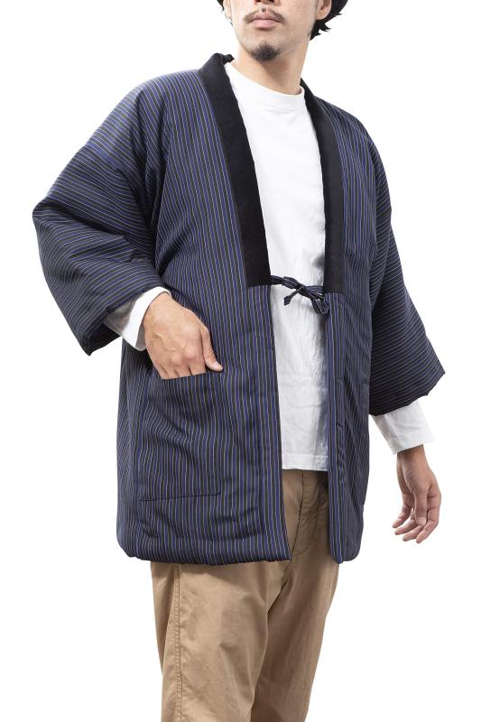 綿の郷(ワタノサト) 久留米手づくりはんてん紳士用・日本製・中わた綿（cotton）入り