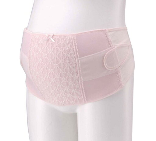 犬印本舗 サポートアップ妊婦帯 ピンク ナイロン HB8055 犬印本舗 サポートアップ妊婦帯 ピンク ナイロン HB8055