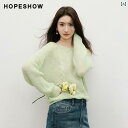 レディース ニット セーター 2025年春の新作、レトロデザインの赤い袖の花柄ニットセーター。肩落ち&ワンワード襟の軽くて快適なドパミンブラウス。