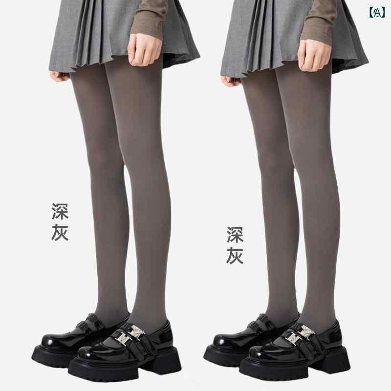 レディース ストッキング 80 D ベルベット 秋 冬 パン スト グレー ストッキング ボトミング ソックス 引っ掛かり 防止 薄 足 レディース 素足 アーティファクト
