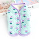 ペット 服 犬服 バック ボタン ペット 猫 服 春、 秋、 冬 小型 犬 子 ビション テディ 綿 ベスト ポメラニアン