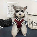 犬 服 おもしろ 犬と 猫の 服 カレッジ スタイルの ペット シュナウザー テディ 秋と 冬 小型 犬 ニット セーター ベスト