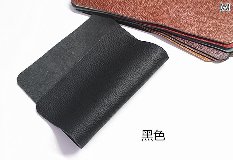 黒の上等な牛革革製素材本革生地革製皮全体黄茶色のテーブルクロスソファベッドのヘッドボードクッショ..