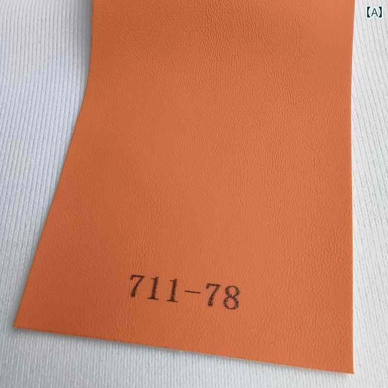 生地 布 レザー 柔らかくて 硬い 革 生地 Aima オレンジ 人工 皮革 車の 座席 ベッド サイド ソファ 厚..