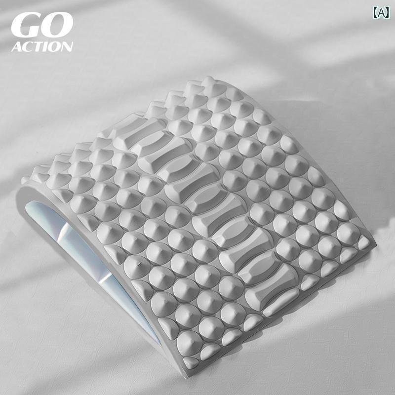 フット マッサージ マット 腰椎 リラクサー ストレッチ ウエスト サポート 矯正 ヨガ ストレッチ オープン バック エクササイズ マッサージ 補助 ウエスト バック サポート