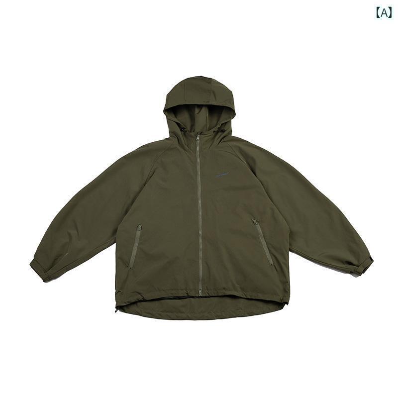 パーカー マウンテン アウトドア マウンテン バレー 春の 山 スタイルの 屋外 ルーズ フード 防水 アサルト ジャケット 男性と 女性の ための カジュアル