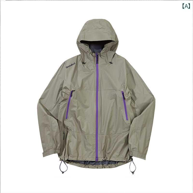 Snowlineの新作2Lアウトドア用サイクリングおよびランニング用軽量ジャケットは、防水で収納可能で風を遮る男女兼用です。