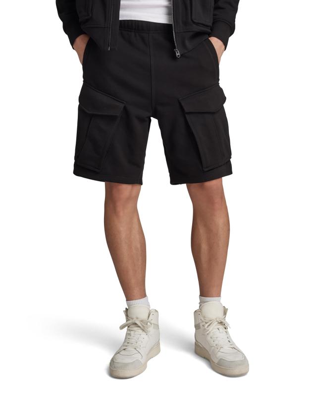 [ジースターロゥ] スウェット ショートパンツ ショーツ ハーフパンツ メンズ リラックスフィット ROVIC SWEAT SHORTS