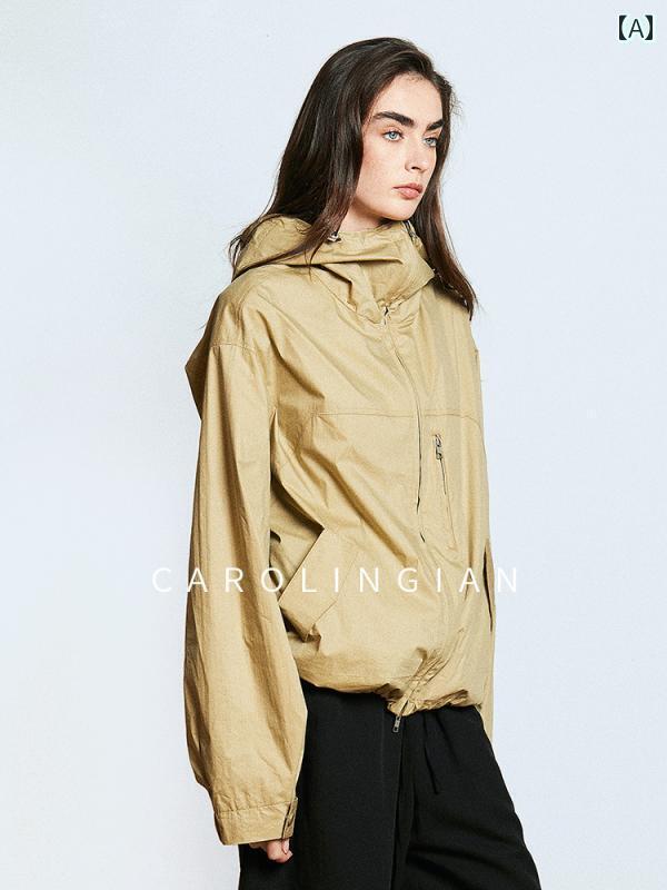 アウター パーカー アウトドア カロリング朝のリラックスしたイタリアンスタイル！...