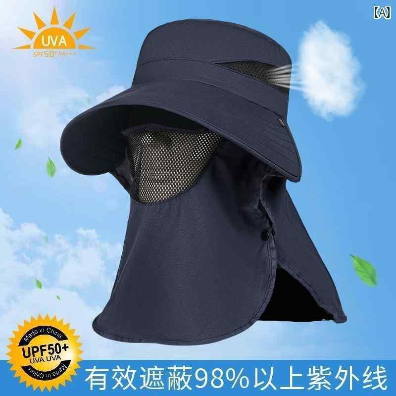 帽子 レディース サンハット メンズ 帽子 日焼け 止め UV カット フルフェイス カバー ネック プロテクション アーティファクト大きな つば 新品 アウトドア 釣り用 サンハット