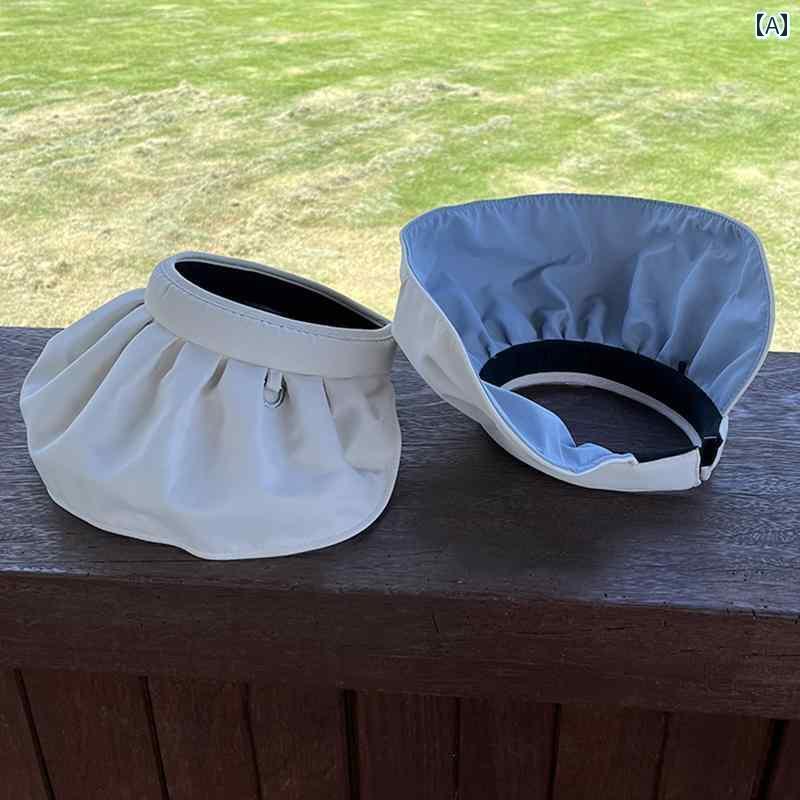 帽子 レディース サンハット シェル ハット サンシェード 紫外線 防止 レディース 夏用大きな つば 中..