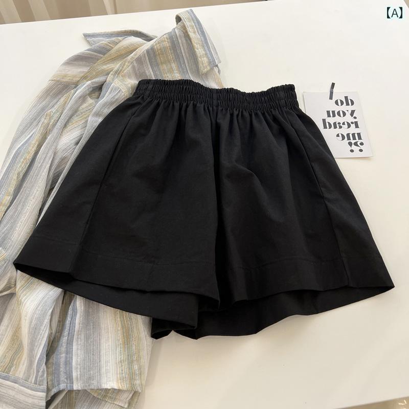 ショートパンツ ハーフパンツ レトロなシックで香港風のカジュアルショートパンツ女性向け夏のマストハ..