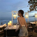 レディース トップス ホルターネック レディース トップス ホルターネック 三 亜 旅行 スリム セクシー バックレス タンクトップ レディース 夏 ビーチ 海辺 休暇 インナーウェア ニット ボトムス スモール ベスト