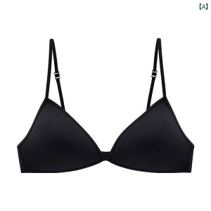 ホルターネック レディース トップス ホルターネック レディース トップス 黒の セクシーな ホルターネック ブラ、小さな 胸に ギャザーを 寄せた 三角 カップ、 背中が 開いた スパゲッティ ストラップが 露出 する 2025年の新 スタイルの ブラ